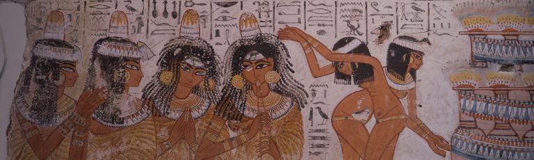 header image for the top five egyptology songs post