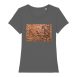 product photo for the woman offering incense fitted t-shirt