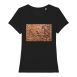 product photo for the woman offering incense fitted t-shirt