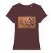 product photo for the woman offering incense fitted t-shirt