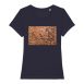 product photo for the woman offering incense fitted t-shirt