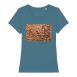 product photo for the woman offering incense fitted t-shirt