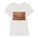 product photo for the woman offering incense fitted t-shirt