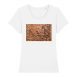 product photo for the woman offering incense fitted t-shirt