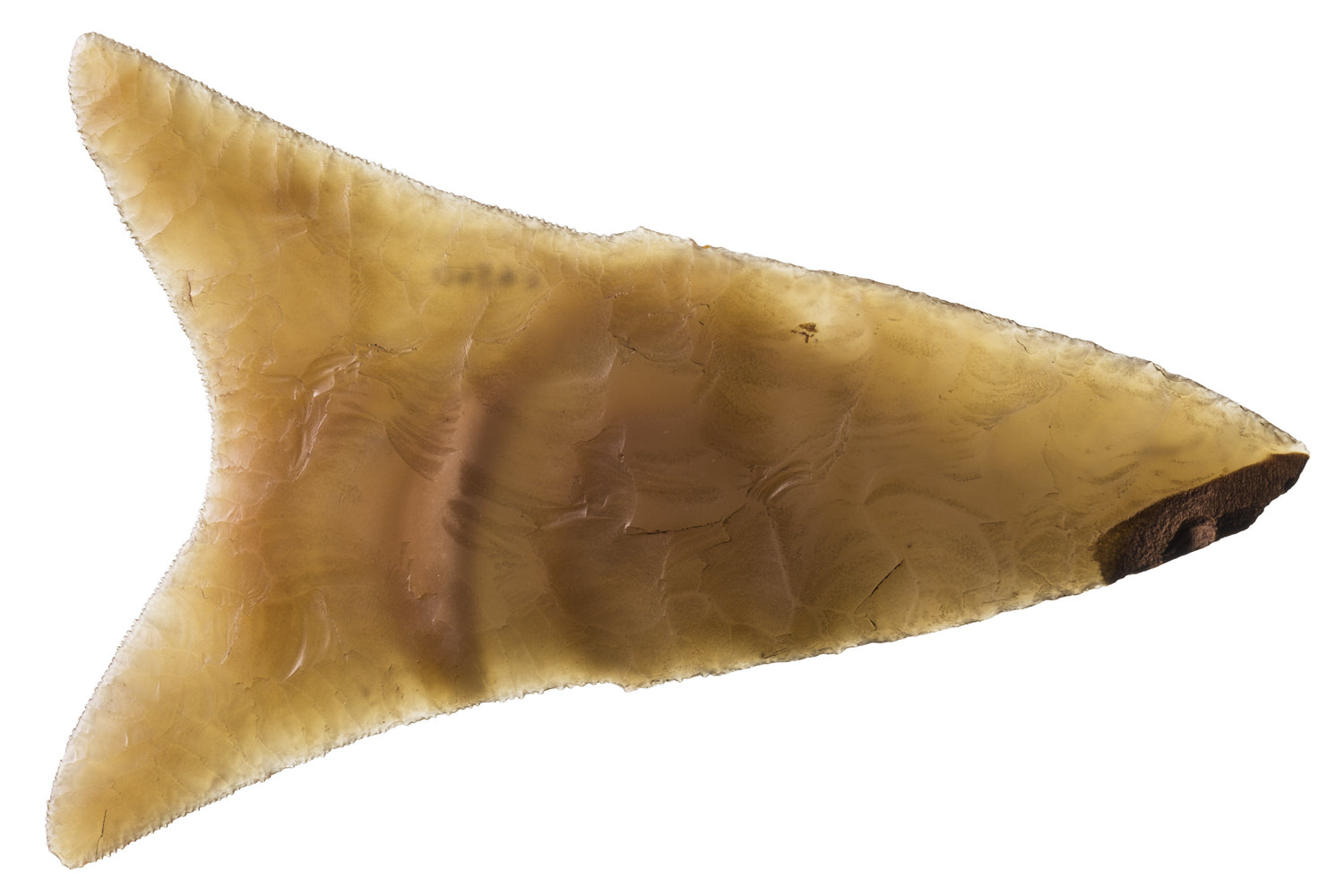 an ancient egyptian flint knife