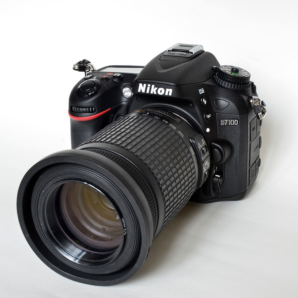 a nikon dslr camera