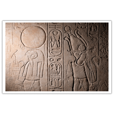 product image of the re-horakhty and osiris fine-art print