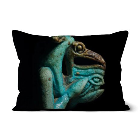 mockup of the cushion with the amulet of thoth photo